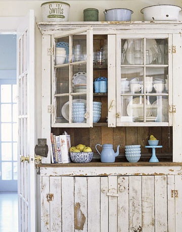 Barn Wood Kitchen Cabinet
